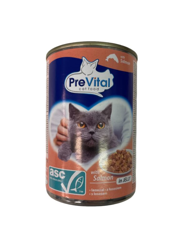 Prevital macska konzerv lazac 415g