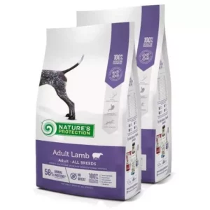 Natures Protection Dog Adult Lamb 2x12kg