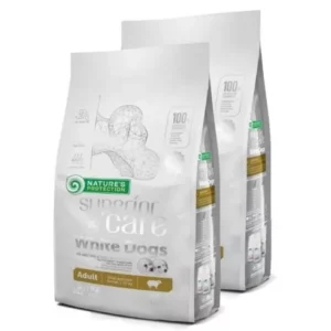 Natures Protection SC White Dog Adult Lamb Small&mini 2x1,5kg