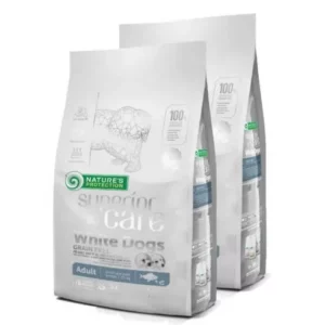 Natures Protection Dog Adult SC White Grain Free White fish Small&mini 2x1,5kg