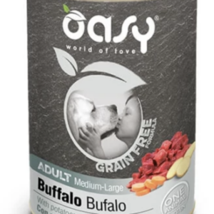 Oasy Dog Konzerv GF Adult Medium/Large Buffalo 400g