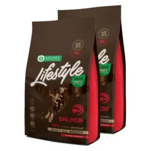 Natures Protection Lifestyle Dog Adult Grain Free Salmon 2x1,5kg