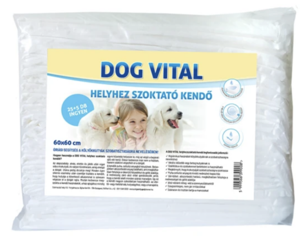 Dog Vital helyhez szoktató pelenka 60x60cm 25+5db/csomag