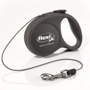 Flexi Fun 3m zsinóros automata póráz XS 8kg-ig fekete