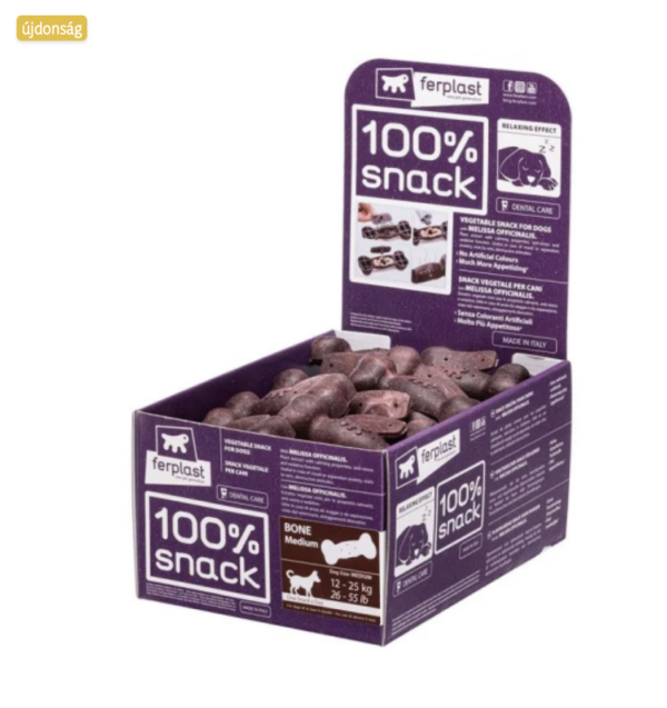 Ferplast 100% Snack Melissa Officinalis csont M 45db