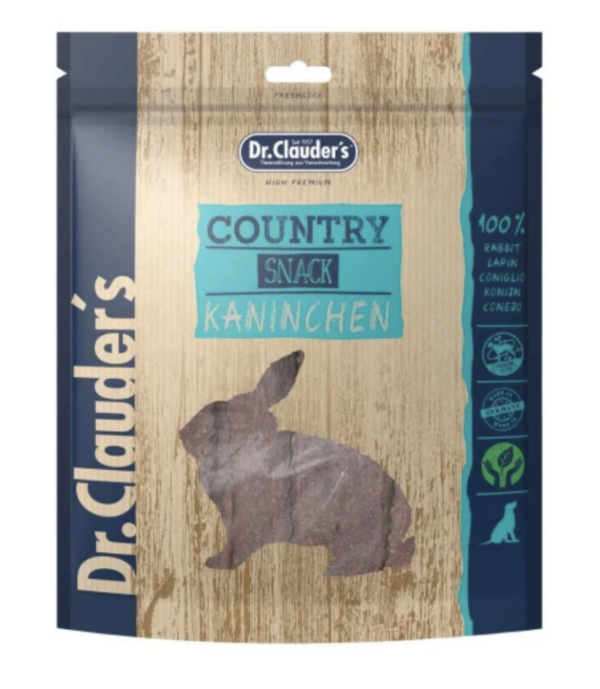Dr.Clauders Dog Jutalomfalat Country Line Large Strips Nyúl 170g