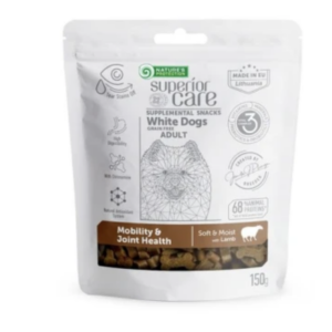 Natures Protection SC White Dog GF Adult Mobility&joint health Lamb Snack 150g