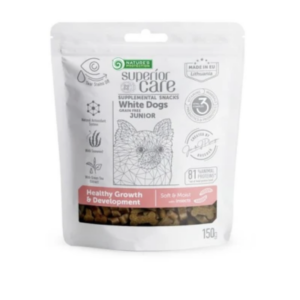 Natures Protection SC White Dog GF Junior Healthy growth&developm. Insects Snack 150g
