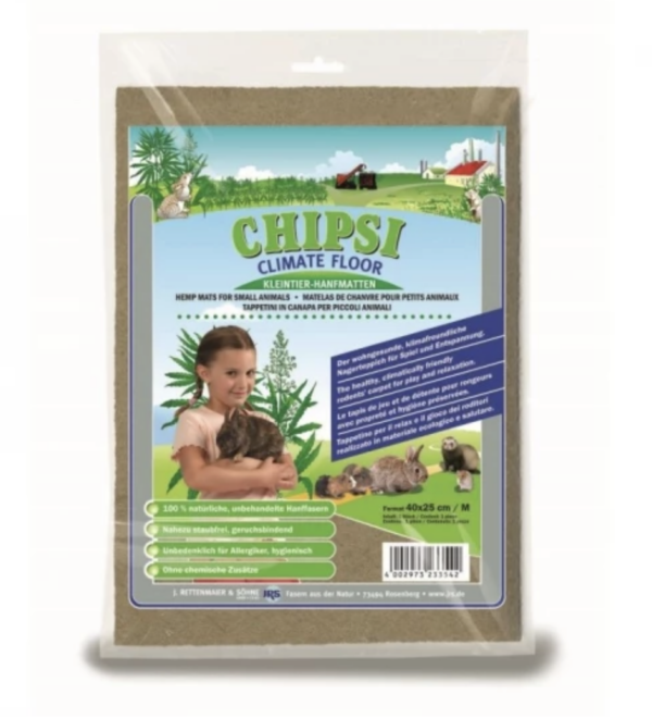 Chipsi Klímabarát Rágcsálószőnyeg, Kender M 200g 40x25cm